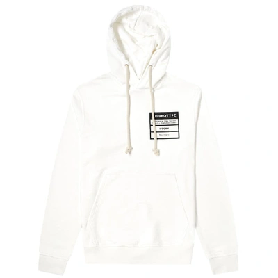 Shop Maison Margiela 10 Stereotype Logo Hoodie In White