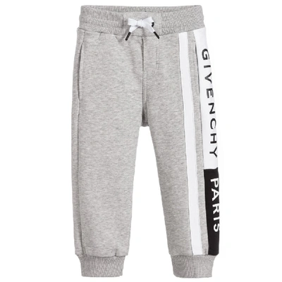 Shop Givenchy Kids Logo Print Joggers In Red