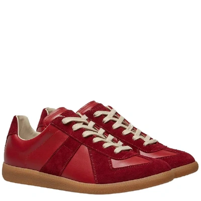 Shop Maison Margiela Replica Trainers In Red