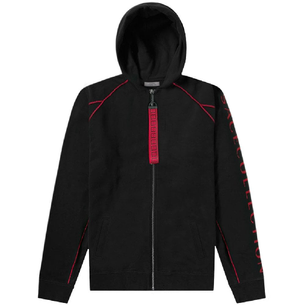 versace zip hoodie