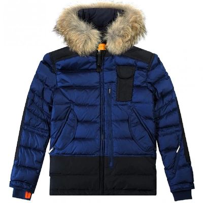 Shop Parajumpers Kids Skimaster Jacket Size: Young Small, In Blue