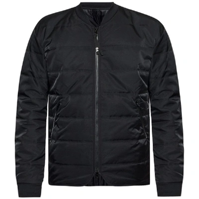 Shop Y-3 Reverse Logo Padded Liner Jacket In Black
