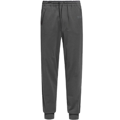 Shop Y-3 Classic Logo Cuff Pants Carbon Grey
