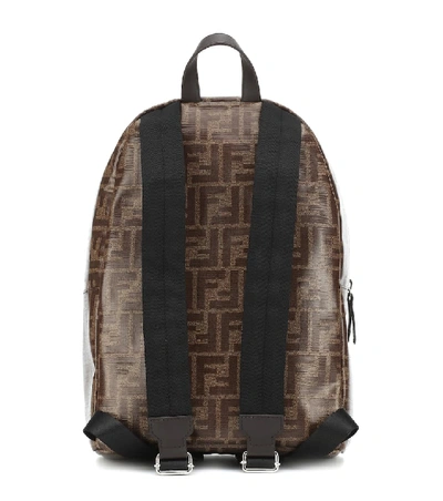 Shop Fendi Ff Backpack In Brown