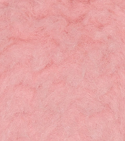 Shop Gucci Wool-blend Fleece Hat In Pink