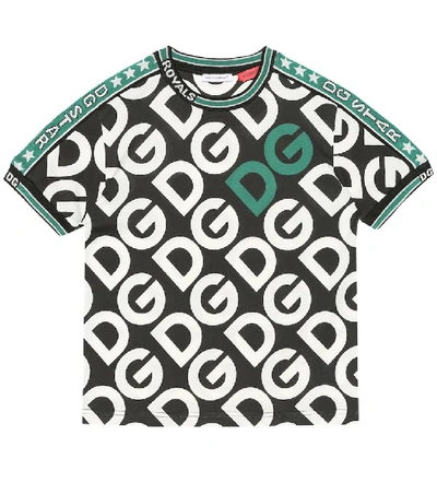 Shop Dolce & Gabbana Logo Cotton T-shirt In Multicoloured