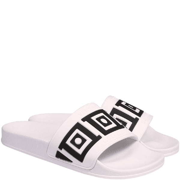 versace sliders white