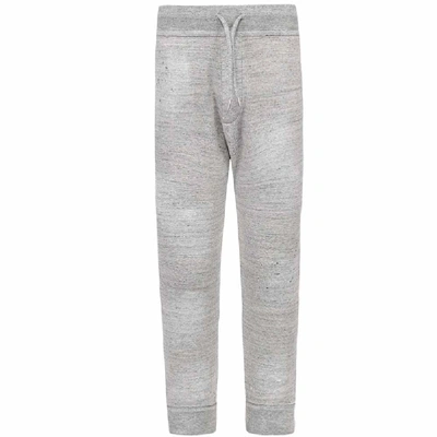 Shop Dsquared2 Paint Splat Cuffed Joggers In Grey