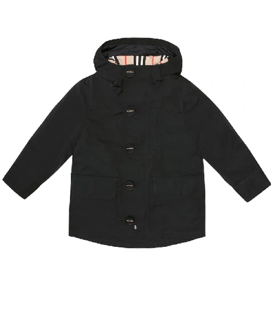 Shop Burberry 2-in-1 Quilted Down Jacket In Black