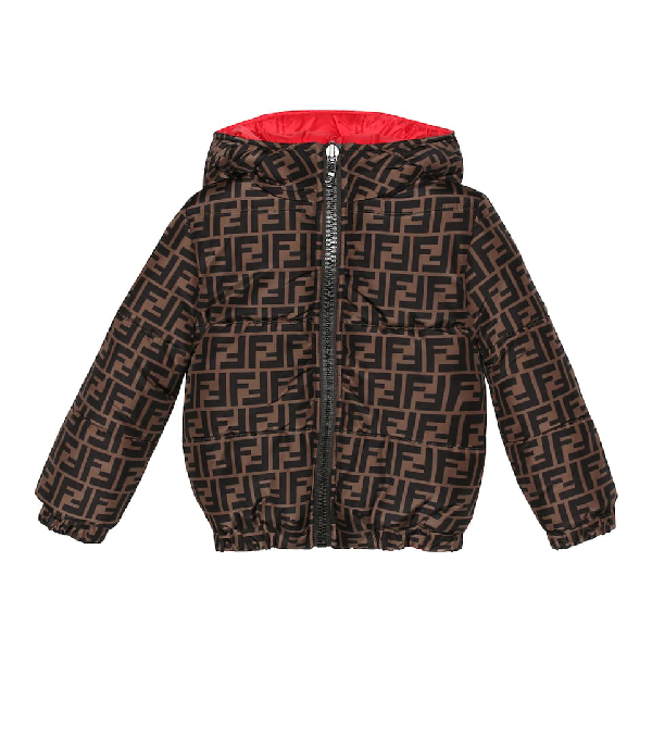 fendi orange puffer jacket