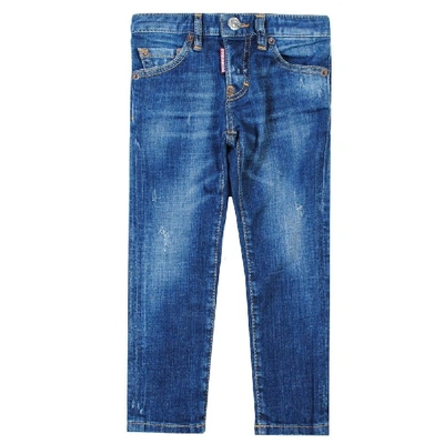 Shop Dsquared2 Kids Cool Guy Jeans Blue