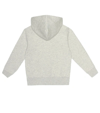 Shop Polo Ralph Lauren Cotton-blend Hoodie In Grey