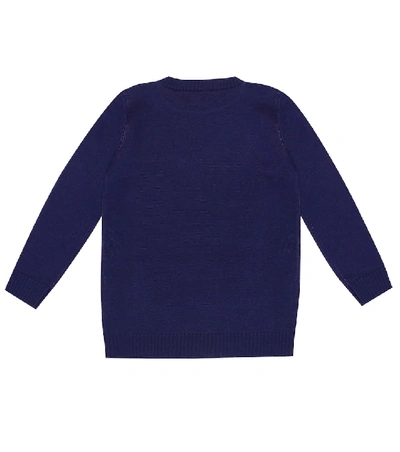 Shop Gucci Wool Sweater In Blue