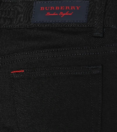 Shop Burberry Stretch Denim Skinny Jeans In Black