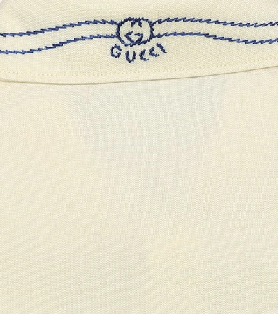 Shop Gucci Cotton Shirt In White