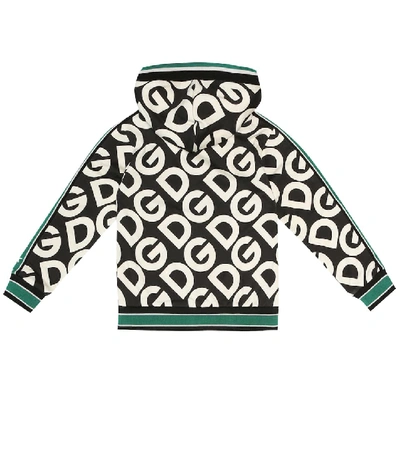 Shop Dolce & Gabbana Dg Mania Cotton Hoodie In Multicoloured