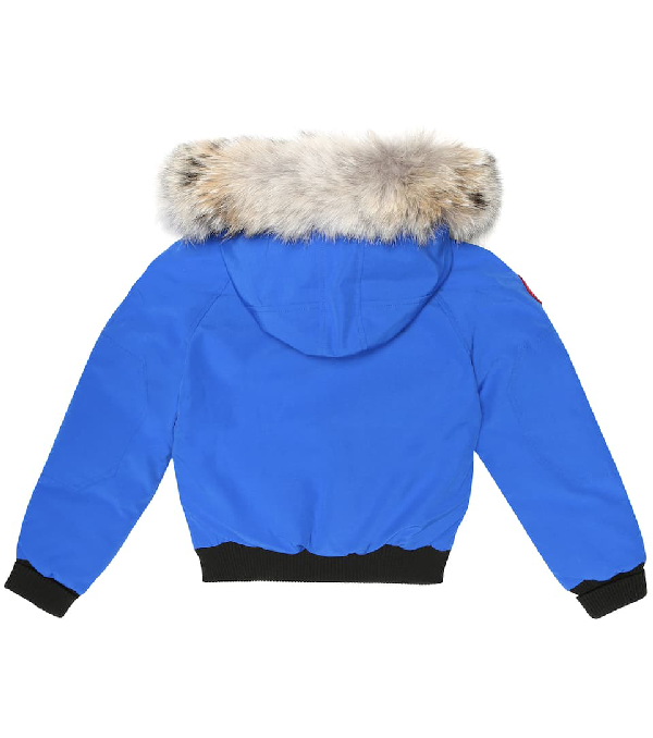 Canada Goose Kids' Pbi Chilliwack Down Bomber Jacket In Blue | ModeSens