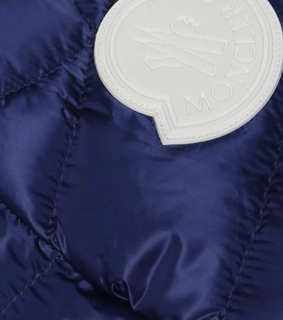 Shop Moncler Bass Quilted Down Jacket In Blue
