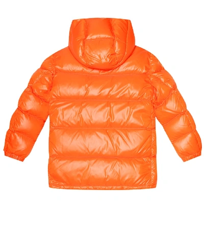 Shop Moncler Ubaye Down Jacket In Orange
