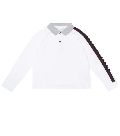 Shop Burberry Duncan Printed Cotton Shirt In White