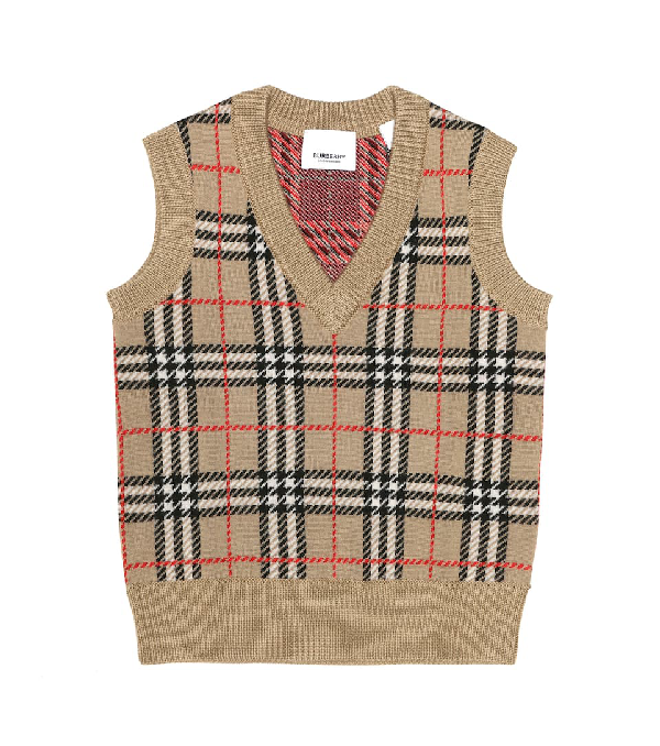 burberry knit vest