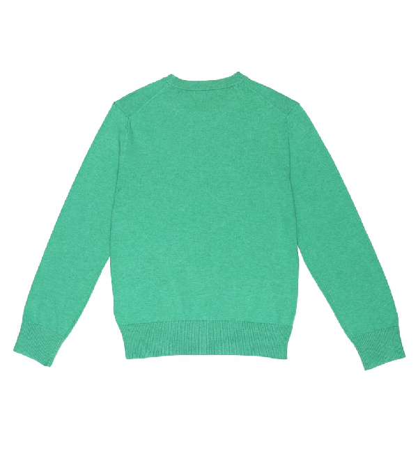 Polo Ralph Lauren Kids' Cotton Sweater In Green | ModeSens