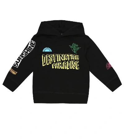 Stella Mccartney Kapuzenpullover Mit Paradies-print In Black