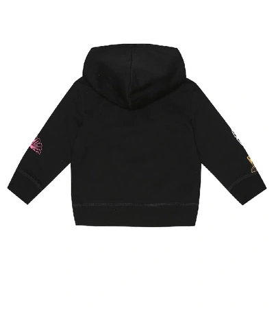 Stella Mccartney Kapuzenpullover Mit Paradies-print In Black