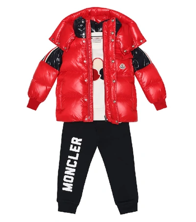 Shop Moncler Sigean Quilted Down Jacket In Red