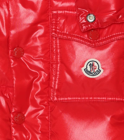 Shop Moncler Sigean Quilted Down Jacket In Red