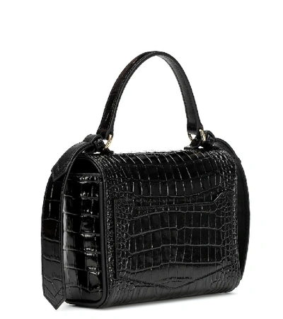 Shop Givenchy Eden Mini Leather Shoulder Bag In Black