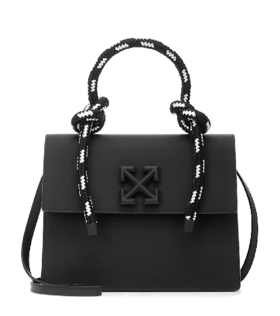 Shop Off-white Jitney Gummy 2.8 Shoulder Bag In Black