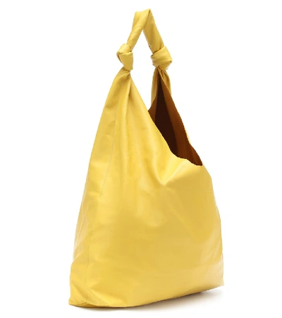 Shop The Row Bindle Two Leather Shoulder Bag In Yellow