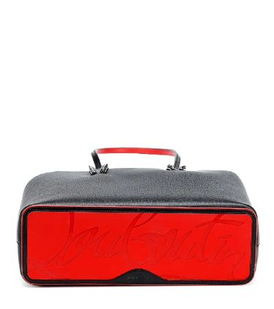 Christian Louboutin Cabata Small Leather Tote In Black