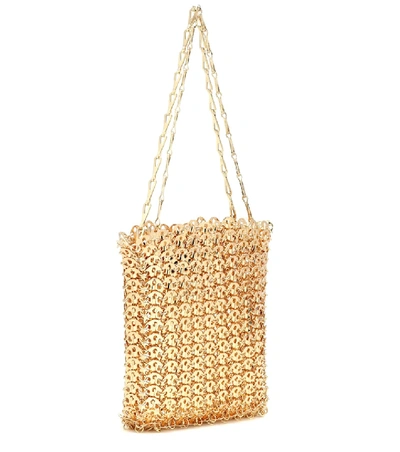 Shop Paco Rabanne Iconic 1969 Shoulder Bag In Gold