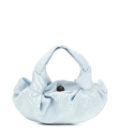 The Row Ascot Silk Mini Bag In Light Blue | ModeSens