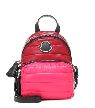 Shop Moncler Kilia Small Crossbody Bag In Red