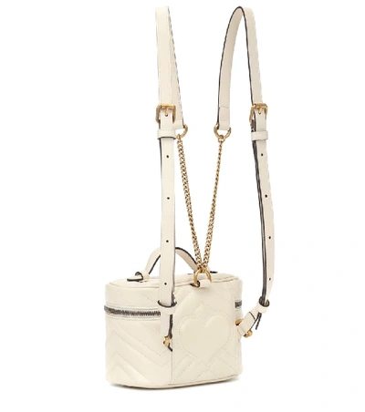 Shop Gucci Gg Marmont Mini Backpack In White