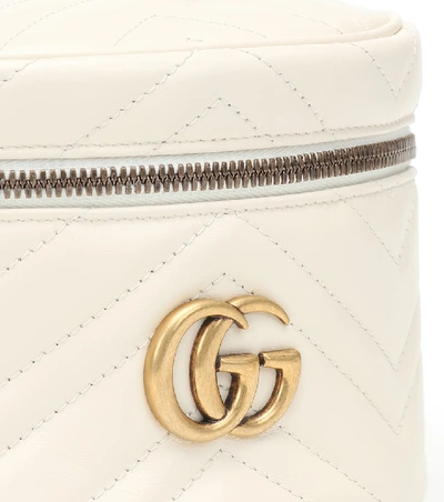 Shop Gucci Gg Marmont Mini Backpack In White