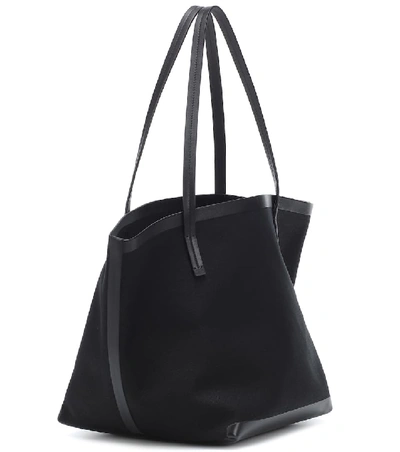 Shop The Row Park Canvas Tote In Black