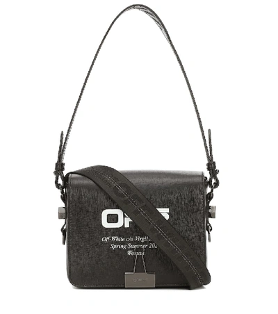 Shop Off-white Binder Clip Small Shoulder Bag In Black