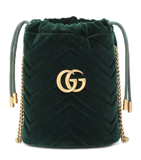 green velvet gucci bag
