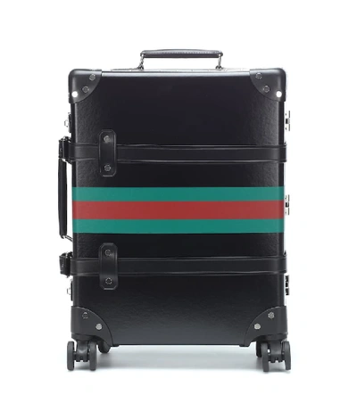 Shop Gucci X Globe-trotter Carry-on Suitcase In Black