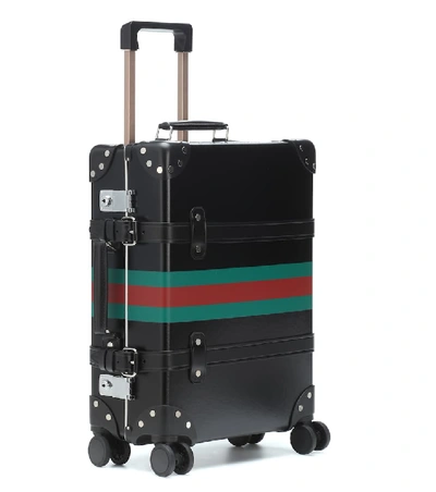 Shop Gucci X Globe-trotter Carry-on Suitcase In Black