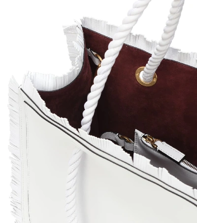Shop Valentino The Rope Large Tote In White