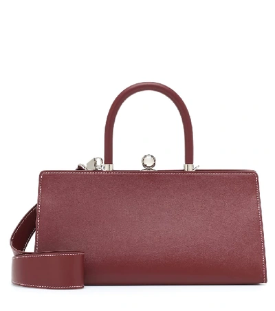 Shop Ratio Et Motus Sister Leather Shoulder Bag In Red