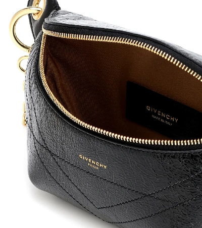 Shop Givenchy Id Leather Belt Bag In Black