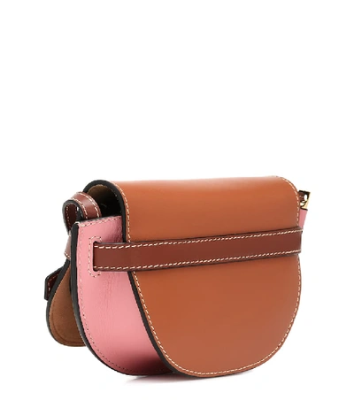 Shop Loewe Gate Mini Leather Crossbody Bag In Multicoloured