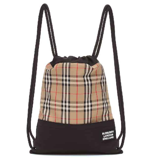 burberry drawstring backpack