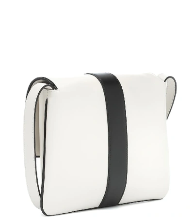 Shop Gucci Arli Medium Leather Shoulder Bag In White